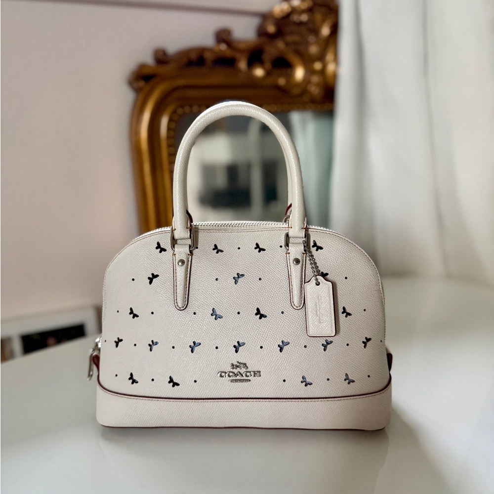 Coach Sierra Perforated Butterfly Mini Satchel